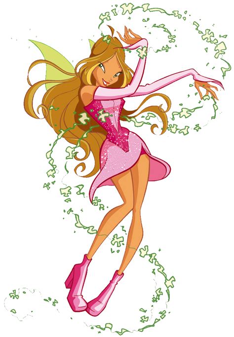 Enchanted winx with flower magic